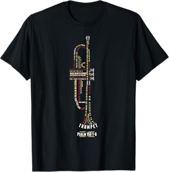 Praise Him With Strings Psalm 150 For Trumpet Player T-Shirt