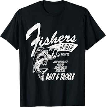 Fishers of Men Graphic Tee - Inspired by Matthew 4:19 T-Shirt