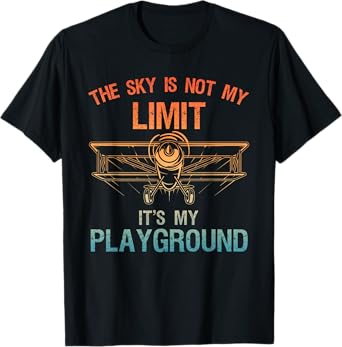 Funny Pilot Design For Men Women Aviation Airplane Pilot T-Shirt