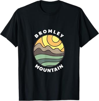 Bromley Mountain Vermont Mountains VT Vacation Souvenir T-Shirt