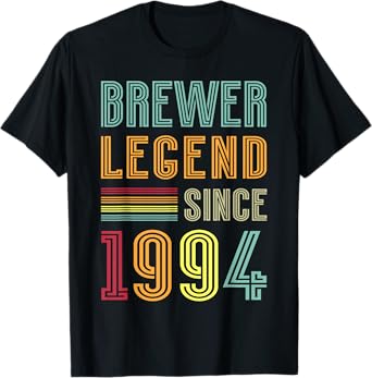 Brewing Legend 1994 Brewery Brewmaster 31 Years Brewer T-Shirt