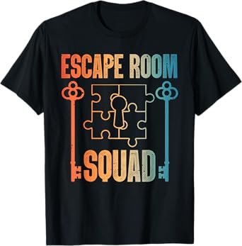 Funny Escape Room Art For Men Women Escape Game Escape Room T-Shirt