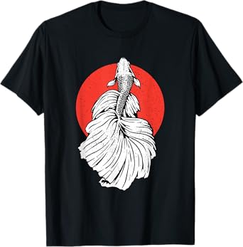 Funny Retro Vintage Betta Fish T-Shirt