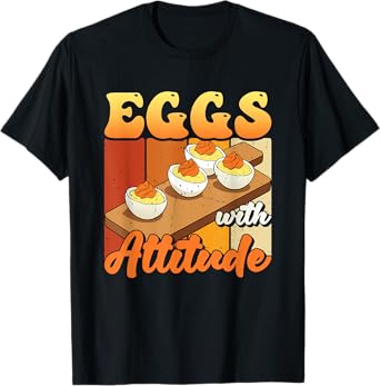 Deviled Egg Lover Stuffed Eggs Food Funny Deviled Eggs T-Shirt