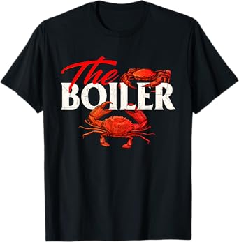 The Boiler - Seafood Crabber Crab Lover Crustacean Crabbing T-Shirt