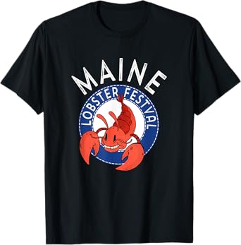 Maine Lobster Festival Seafood Crabbing Fishing Crew T-Shirt