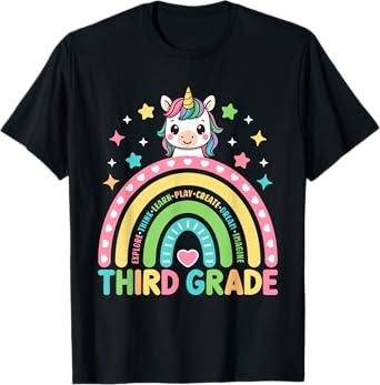 3rd Grade Back to School First Day of Third Grade Girl Kids T-Shirt