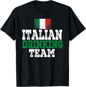 Italian Drinking Team With Skål Italian Drinking Team T-Shirt