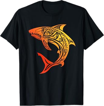 Tribal Shark Shirt - Maori Shirt - Hawaiian Tribal T-Shirt