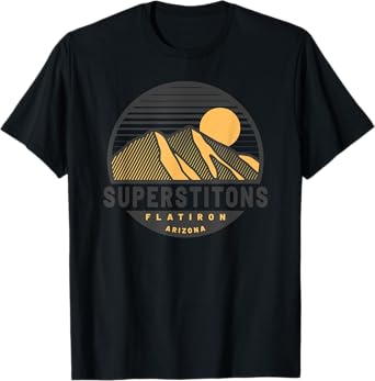 Arizona Tee Retro SUPERSTITIONS MOUNTAIN Range T-Shirt