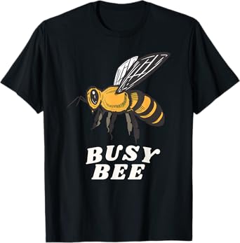 Busy Bee Plant Lover Hipster Bees Queen Garden Gardening T-Shirt