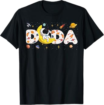 Dada Space Astronaut 1st Birthday Funny Astronaut Birthday T-Shirt