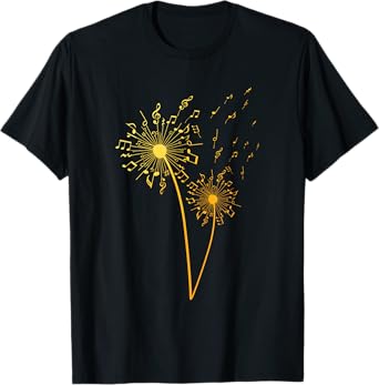 Music Note Design For Men Women Music Teacher Music Lover T-Shirt