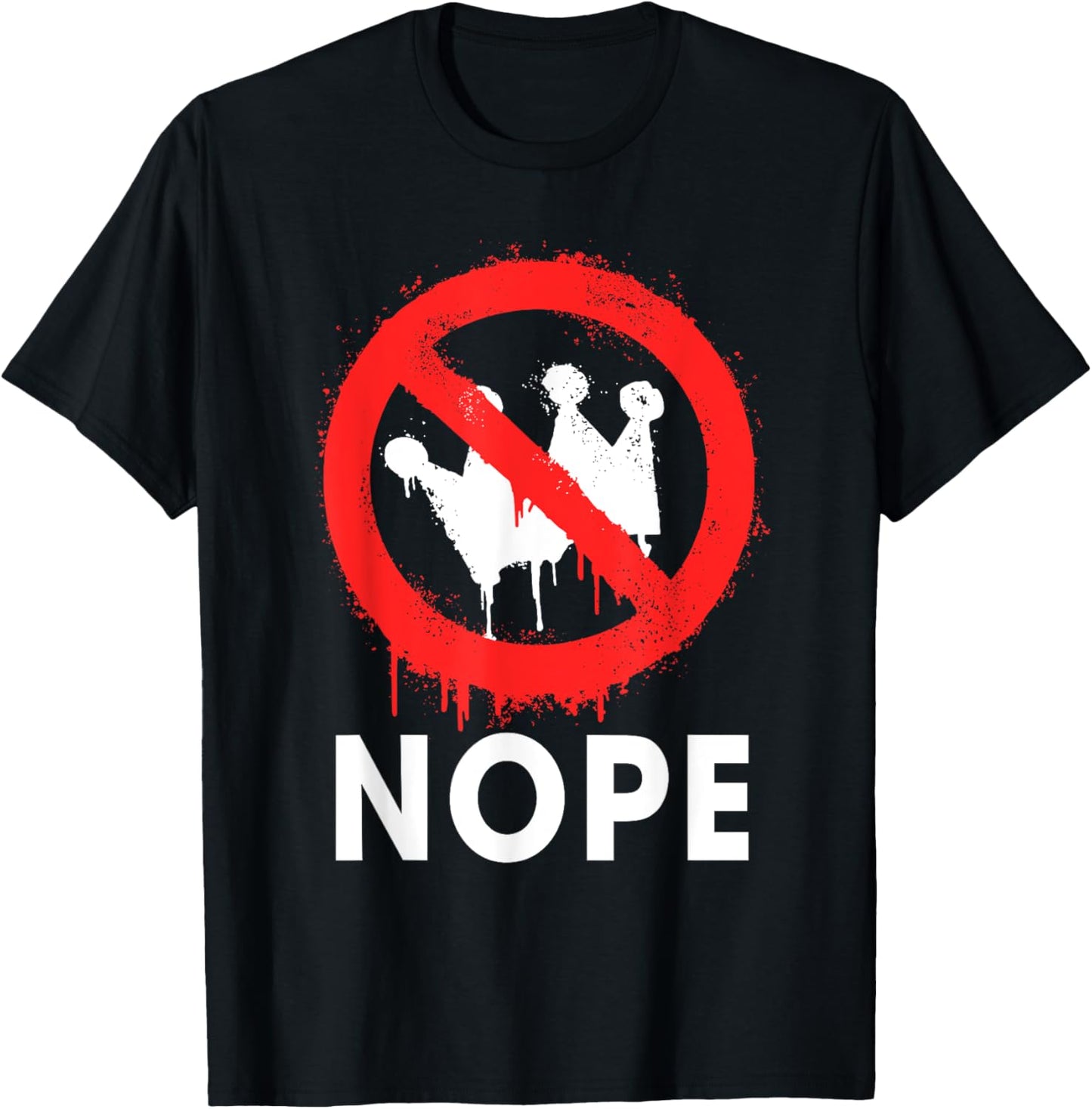 No Kings Protest Sign Vertical T-Shirt