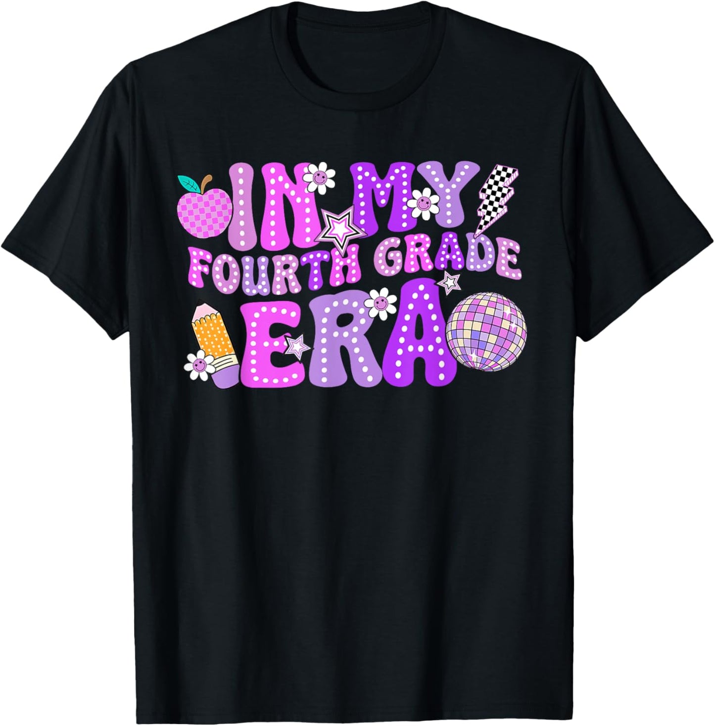 In My 4th Fourth Grade Era Cute Teacher Kid Back To School Shirt by TeeBrew