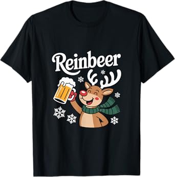 Reinbeer Funny Festive Holiday Cheer T-Shirt