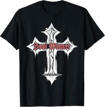 Proverbs 11:30 Soul Winner โ Christian Evangelism Gospel T-Shirt