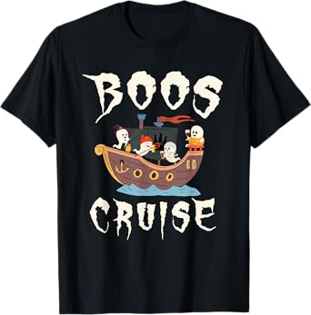 Halloween Party Wine Beer Drinking Boos Cruise T-Shirt