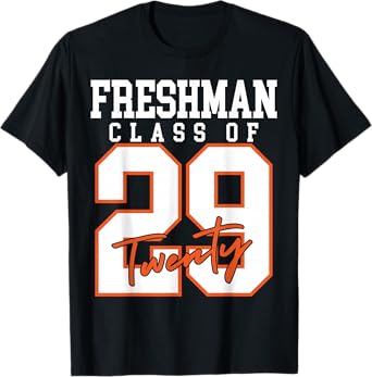 Freshman Class of 2029 Back-to-School High School Freshmen T-Shirt