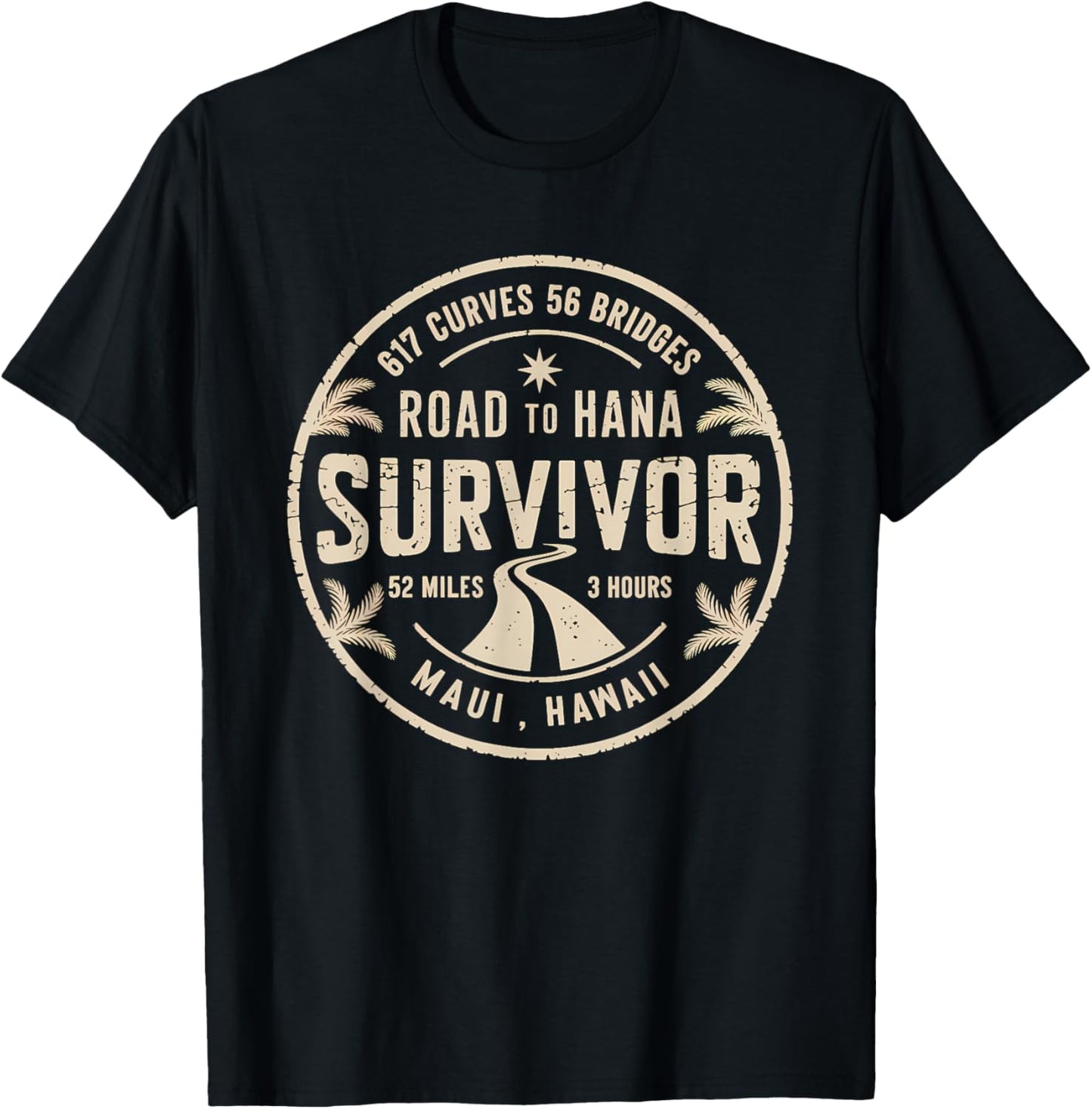 RJC Road to Hana Survivor Maui Hawaii Trip Adventure T-Shirt