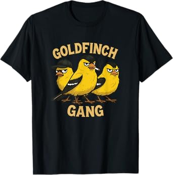 Goldfinch Gang Funny Bird T-Shirt
