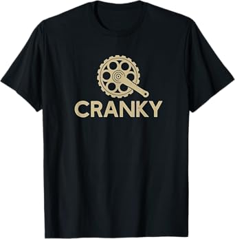 Funny Vintage Cranky Bike Bicycle Rider Cycling Lover T-Shirt