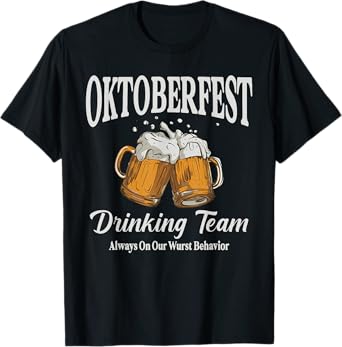 Official Oktoberfest Drink Beer German Flag Matching Group T-Shirt