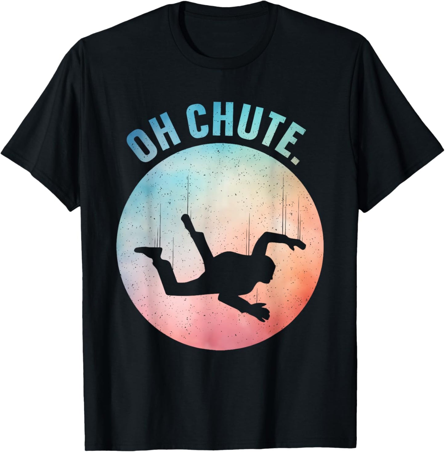 Skydiving Art For Men Women Parachute Skydiver Paragliding T-Shirt