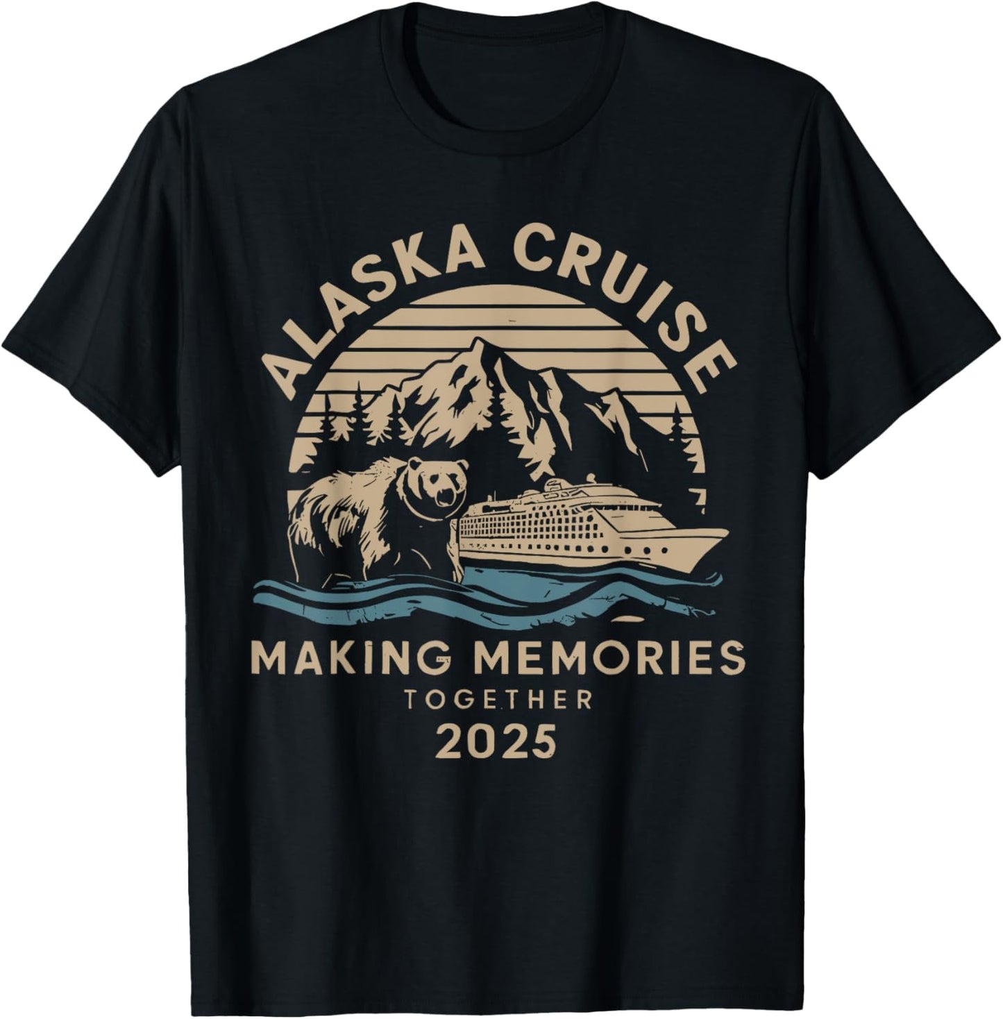 Matching Family Friends And Group Alaskan Alaska Cruise 2025 T-Shirt
