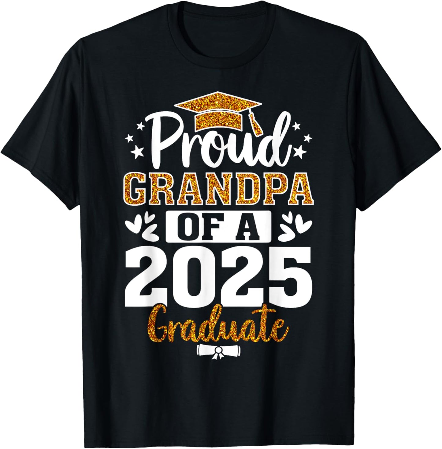 Proud Grandpa of a Class of 2025 Graduate Senior Graduation T-Shirt