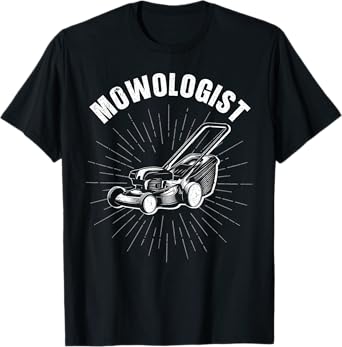 Funny Lawn Mower Art For Men Women Lawn Mowing Landscaper T-Shirt