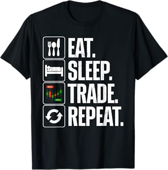 Best Stock Market Art For Men Women Stock Trader Day Trading T-Shirt
