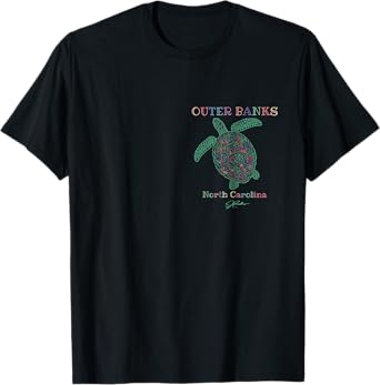 JCombs: Outer Banks, NC, Sea Turtle (2-Sided) T-Shirt T-Shirt
