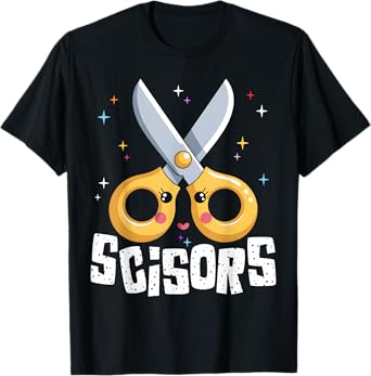 Scissors Paper Rock Halloween Costumes Group Family T-Shirt