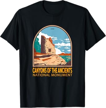 Canyons of the Ancients National Monument Emblem Vintage T-Shirt