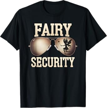 Fairy Security Birthday Family Halloween Costume T-Shirt