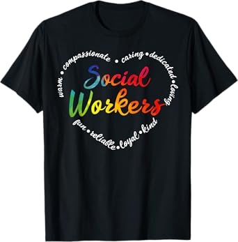 Social Worker Social Work Caseworker Public Servant Themed T-Shirt
