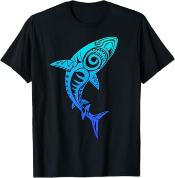 Culture Shark Symbol Blue, Haka Kia Ora Dance New Zealand T-Shirt
