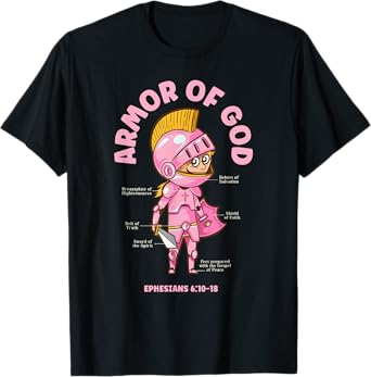 Full Armor of God - Christian Girls Edition T-Shirt