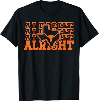 Alright Texas State Pride Western Cowboy and Rodeo T-Shirt