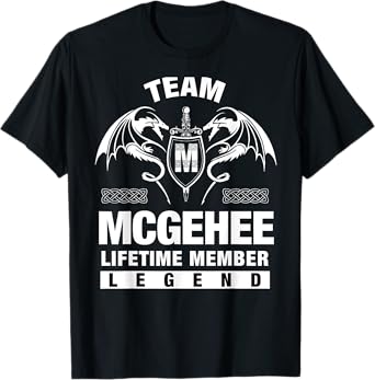 Team MCGEHEE - Lifetime Member Gifts T-Shirt