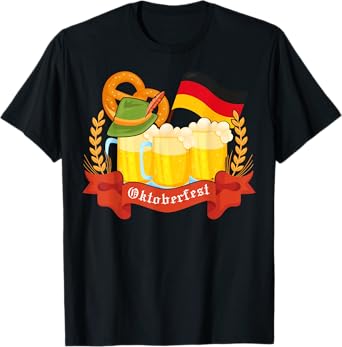 Oktoberfest Germany Flag German Beer Festival Men Women T-Shirt