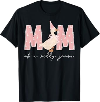 Mom of The Silly Goose Silly Goose Birthday Matching Family T-Shirt