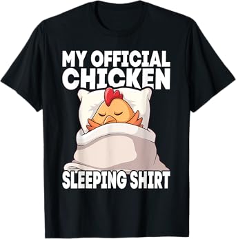 My Official Sleeping PJ Pajama Top Chicken T-Shirt