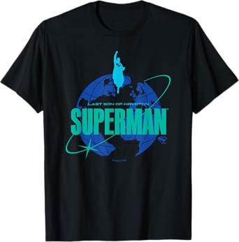 Superman (2025) Last Son Of Krypton Flying Around The World T-Shirt