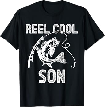Reel Cool Son Fishing for Fisherman Father's Day T-Shirt