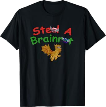 Steal A Brainrot Dragon Cannelloni Gamer Design for Kids T-Shirt