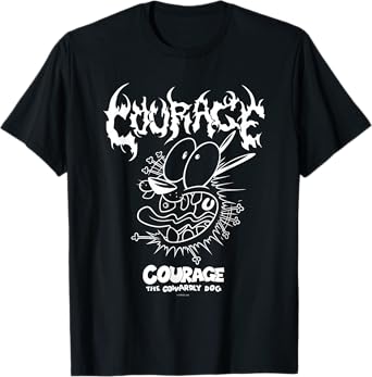 Courage the Cowardly Dog Extreme Metal T-Shirt