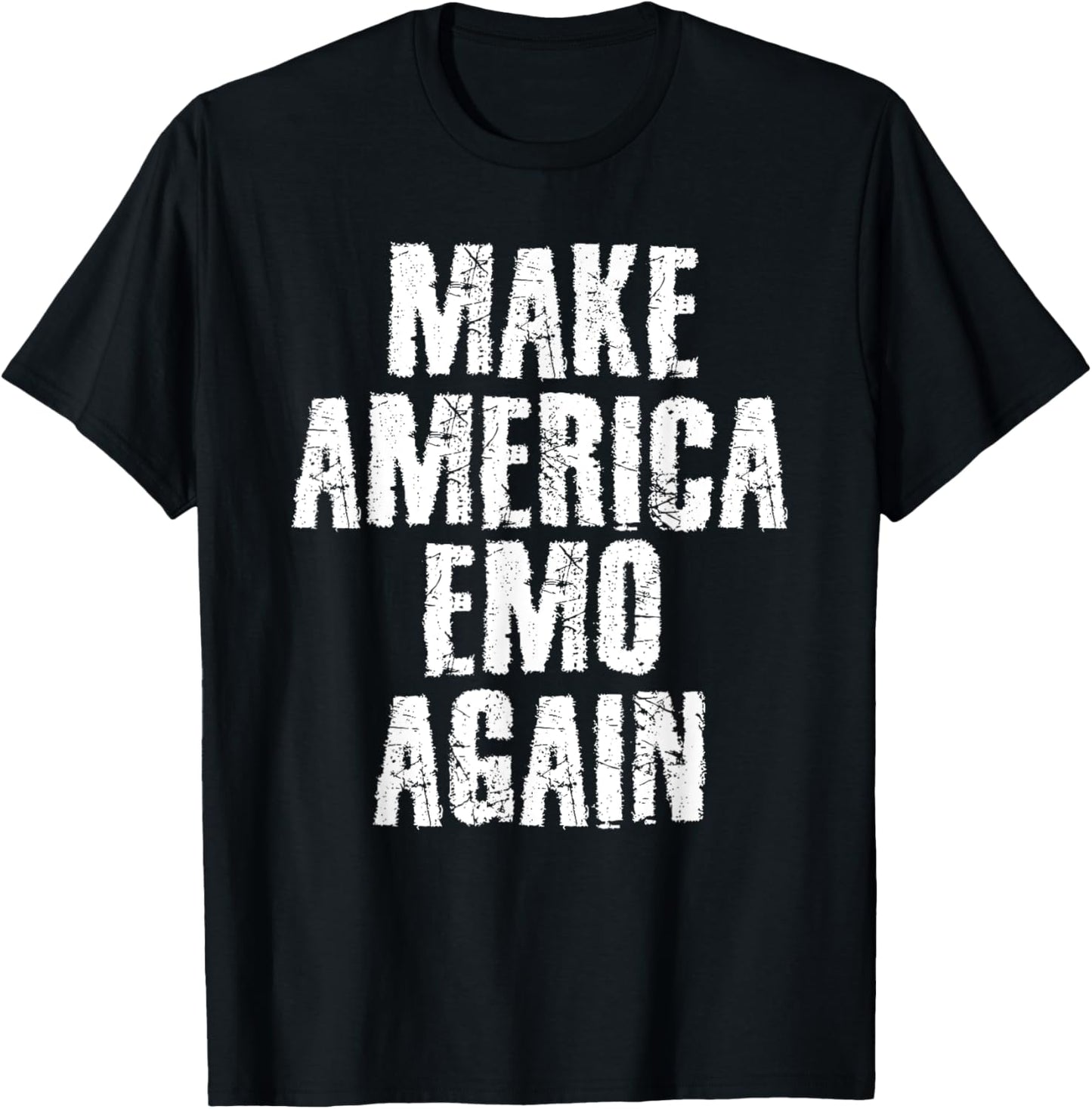 MAKE AMERICA EMO AGAIN Funny Goth US Gift Idea T-Shirt