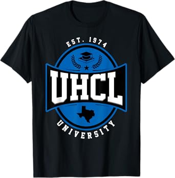 UHCL University Arch Vintage Design Retro Men Women T-Shirt